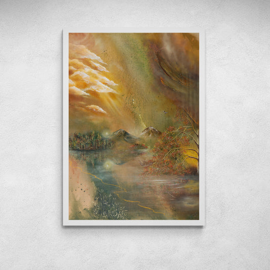 Art Print "The Golden Pond"