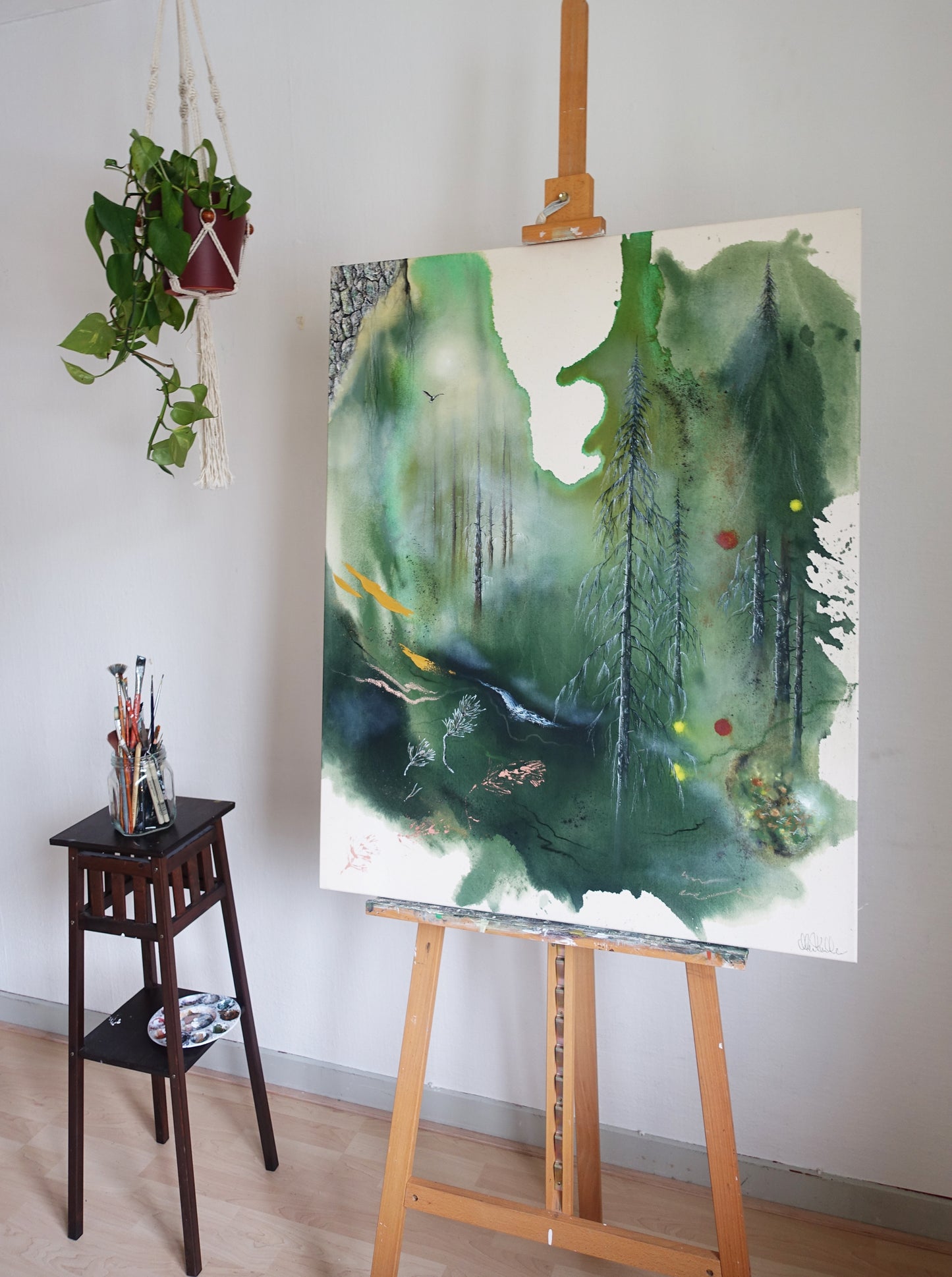 Original painting "Forest Symbiosis"