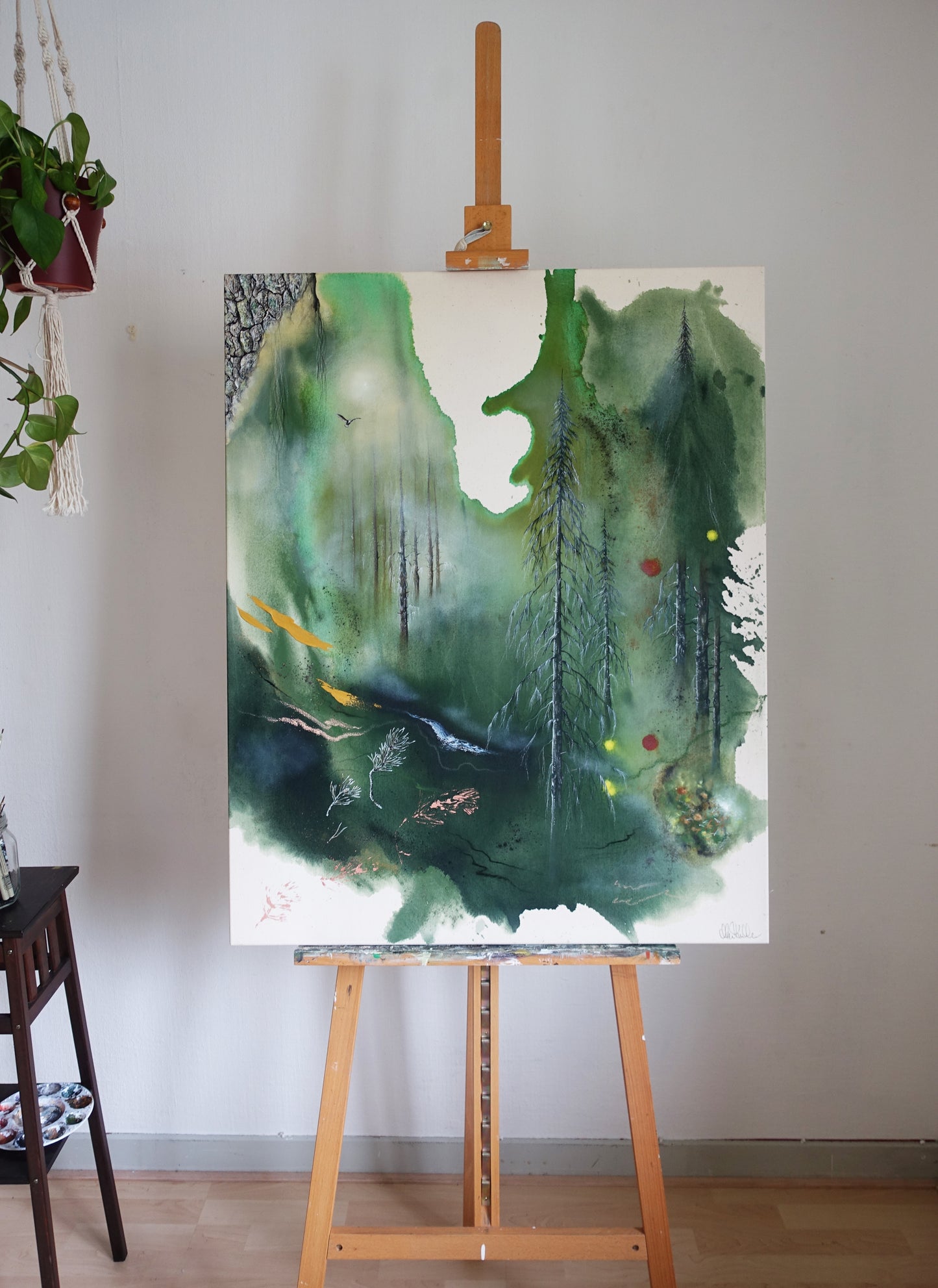 Original painting "Forest Symbiosis"